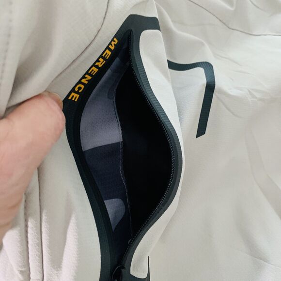 Merence Jacket Men XL Beige Outdoor Weathergear Sport Oscilator Hooded Comfy NWT - Picture 14 of 16